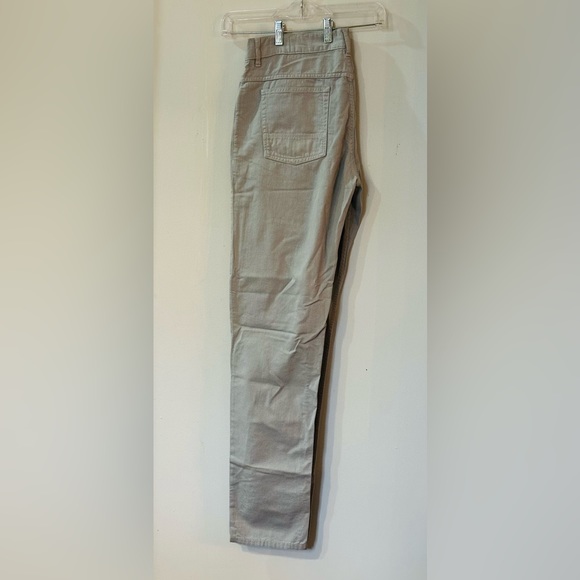 Billy Reid Cotton Linen 5 Pocket Pant in Quarry - Picture 14 of 14
